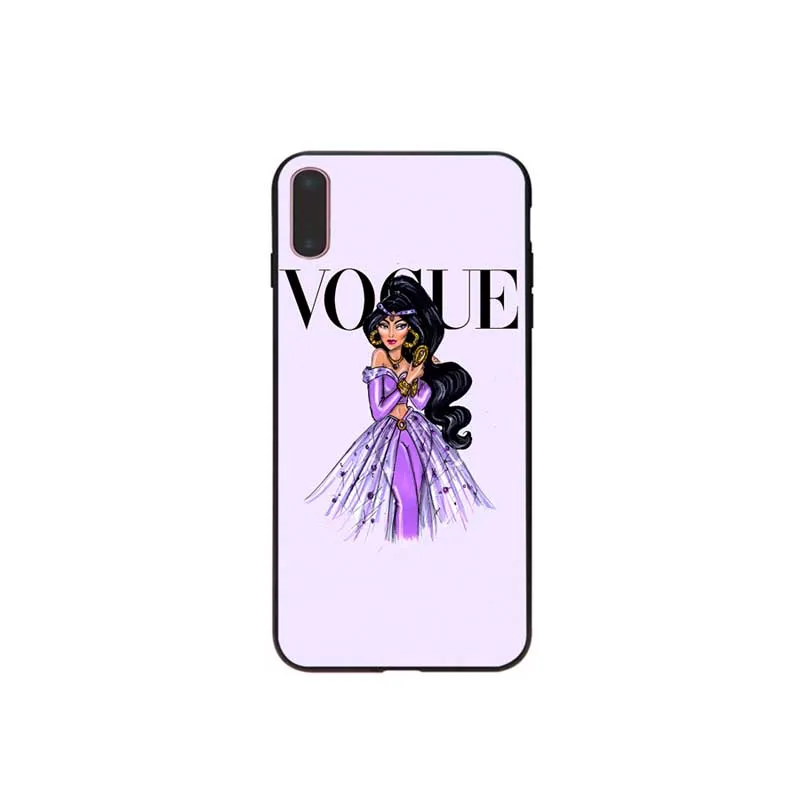 Надпись More Issues than Vogue Черный Мягкий чехол для телефона с изображением цветов iPhone 7