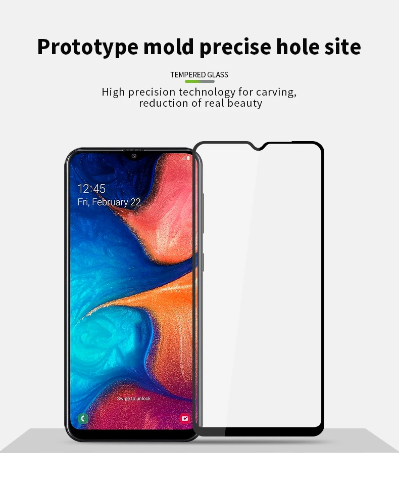 Для samsung galaxy A20E закаленное стекло полное покрытие экрана закаленное стекло для samsung galaxy A20E защита экрана