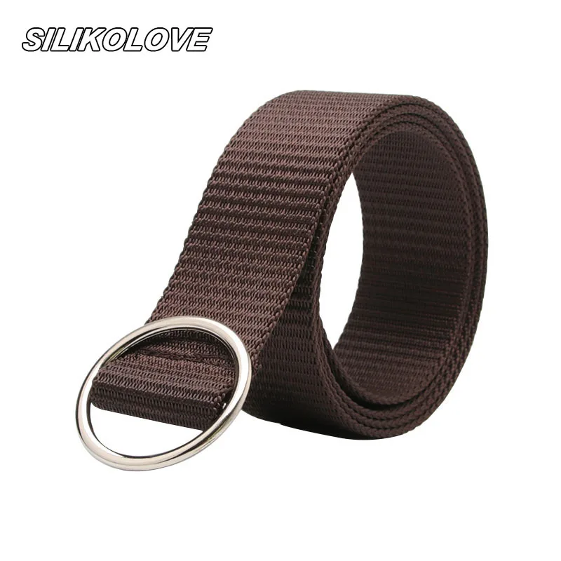 

Fashion 3.8cm Light Braided Polyester Belt for Women Mens Multicolor Casual Couple High Quality Alloy Buckle Belt
