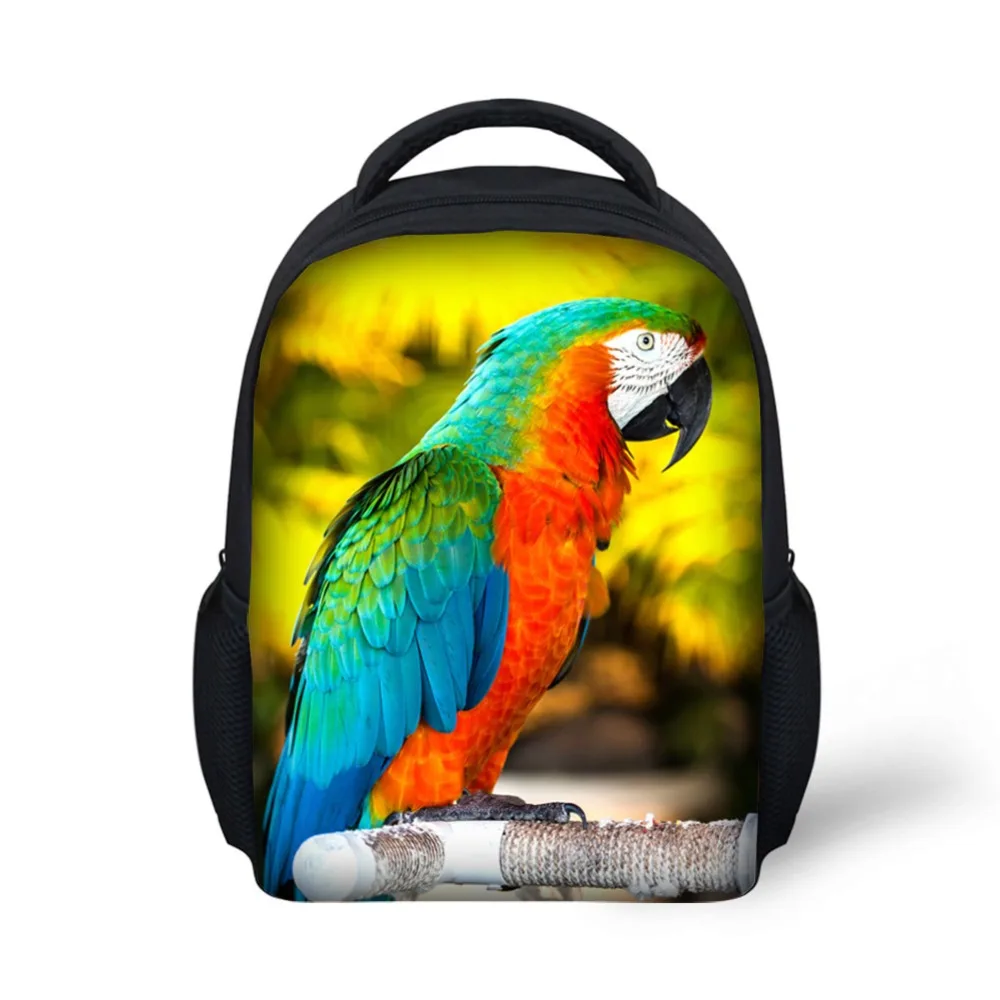 HUE MASTER Parrot дизайнерский рюкзак с принтом для детского сада школьная сумка