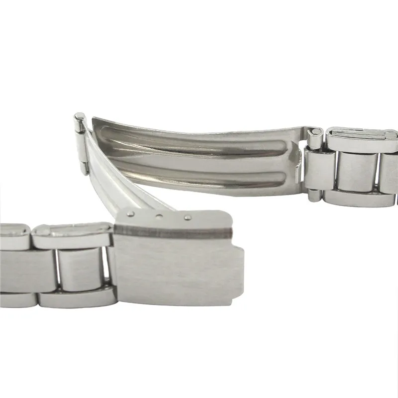 12 мм 14 18 20 22 ремешок для наручных часов из нержавеющей стали металлический