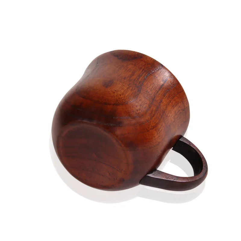 Wooden Mug Large Simple Country Wind Tea Cup Boy Summer Natural Jujube Wood Retro Creative Home 1PCS | Дом и сад