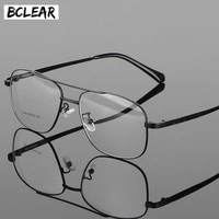 bclear alloy full rim high quality eyeglasses frame for men and women optical eyewear frame spectacles black gray gold silver
