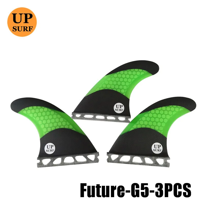 Future Fins G5 fins bag 3 цвета оранжевый/зеленый/белый Стекловолоконные доски для серфинга