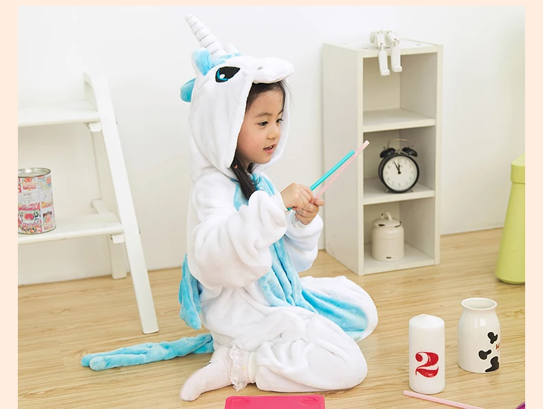 Горячий фланели единорог Pijama мультфильм косплей взрослый мужской домашняя