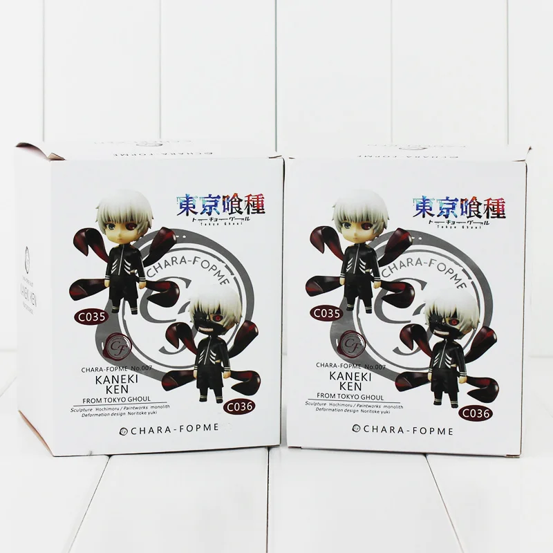 2 шт./лот аниме Токийский Гуль фигурка игрушка Q версия Kaneki Ken ПВХ Модель Куклы