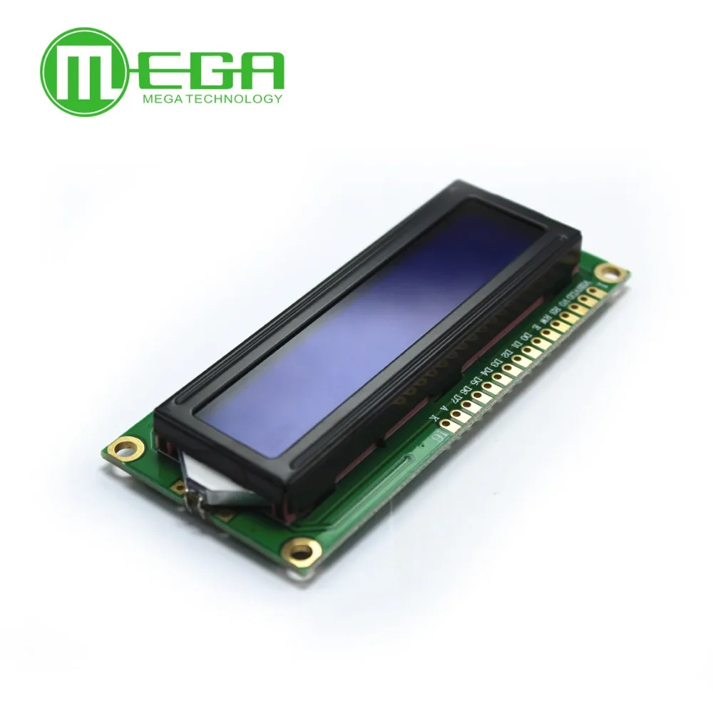 5 шт./лот LCD 1602 синий экран с подсветкой ЖК дисплей 1602A 5v|lcd 1602|lcd bluelcd1602 lcd |