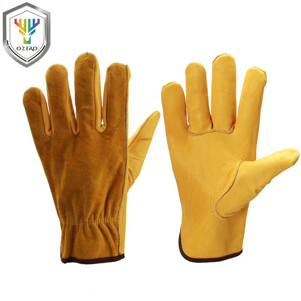 Озеро новые рабочие перчатки из натуральной кожи Для мужчин сварочные