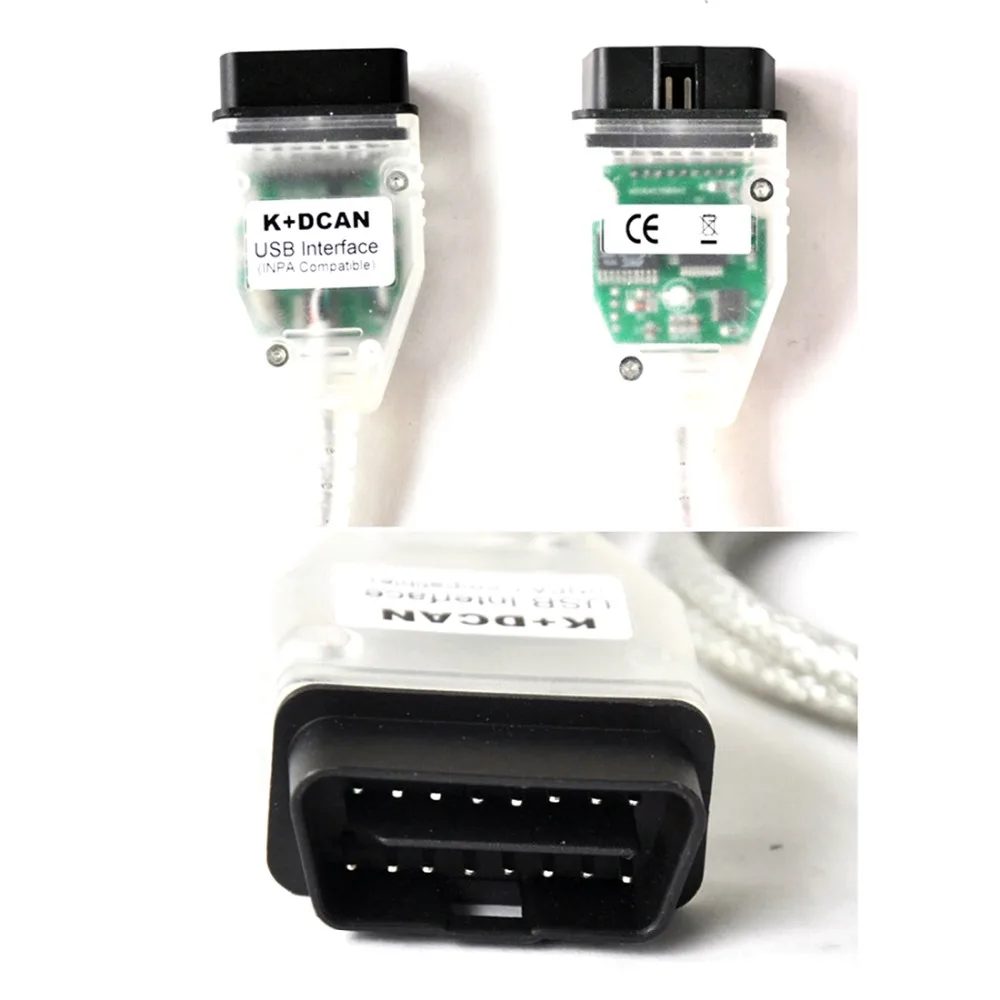 OBD 2 USB кабели для bmw Inpa Ediabas K + DCAN интерфейс диагностический инструмент BMW E46 INPA CAN