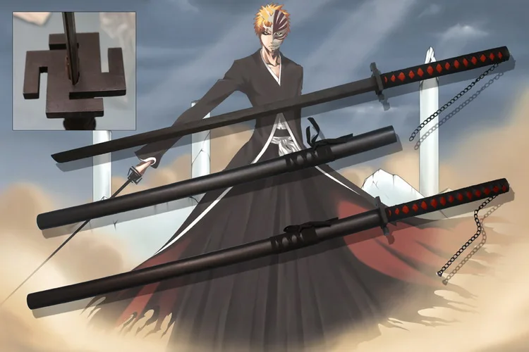 S4185 аниме отбеливатель ICHIGO KUROSAKI универсальные решения меч пистолет