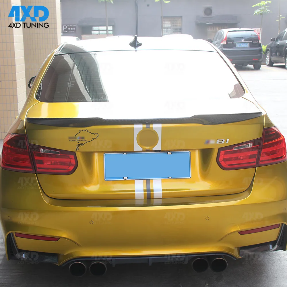 УГЛЕРОДНЫЙ спойлер F30 в стиле крыла M4 для BMW M3 F80 задний багажника 320i 318i 328i 330i 335i 326d