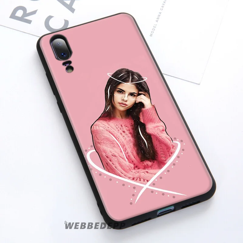 Мягкий чехол WEBBEDEPP Selena Gomez Singer для Huawei P30 P20 Pro P10 P9 Lite 2017 P Smart 2019 и Nova 3 3i Y9 |
