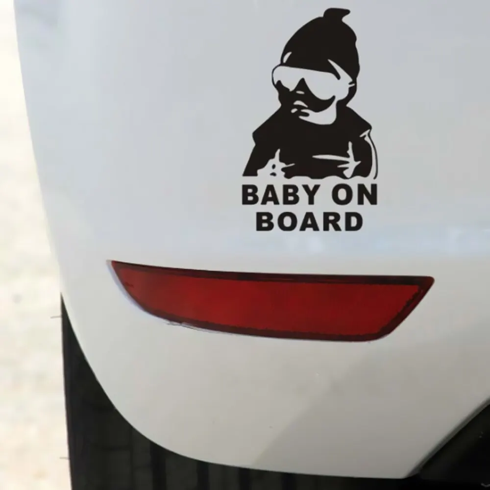 Cute BabyCar Sticker Window Reflective Sheeting 3D Car Windshield Decal Rear Funny Outside Auto Decoration Affixed Cover Laptop |