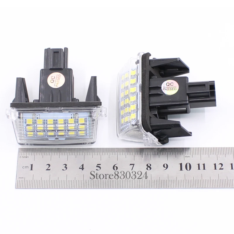 2 шт. 18SMD Автомобильные светодиодные лампы для номерного знака Toyota Yaris/Vitz Camry Corolla