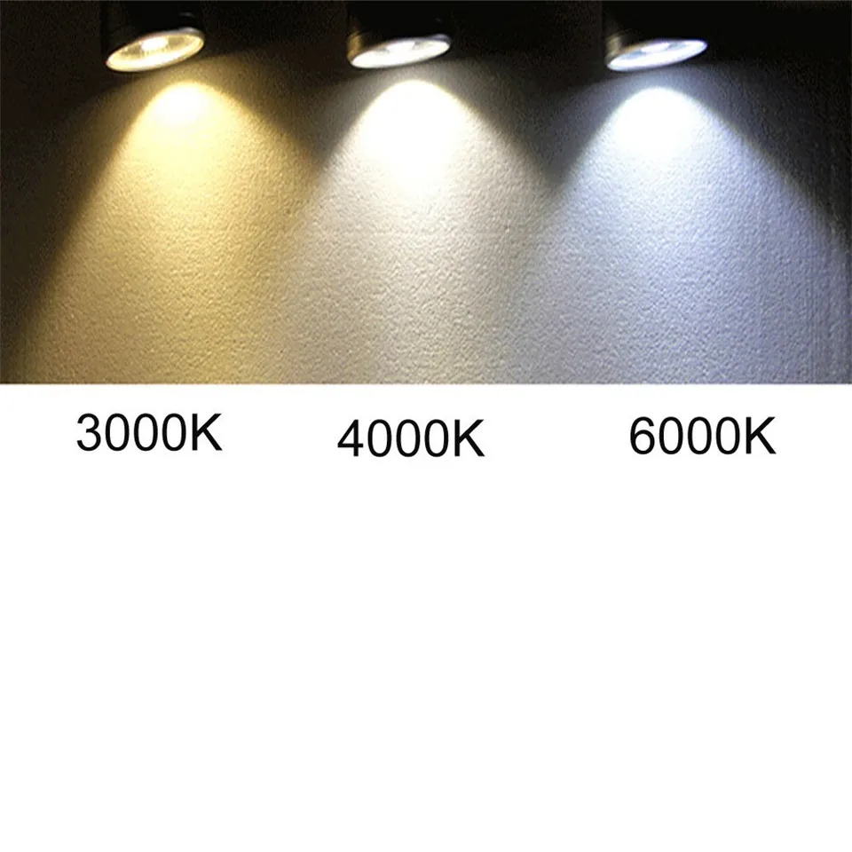 Led PAR30 P51 P612 P615 P23 P602 P616 P53 лампа 35 Вт 40 45 Трек свет Прожектор Лампа E27 COB LED теплый