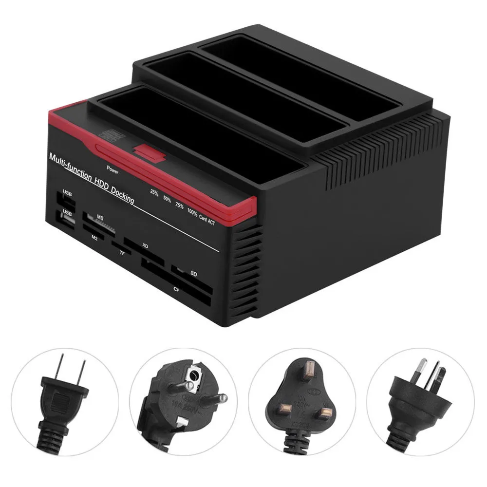 Многофункциональная внешняя док станция для жестких дисков SSD с 3 USB 0 на SATA IDE 2 5