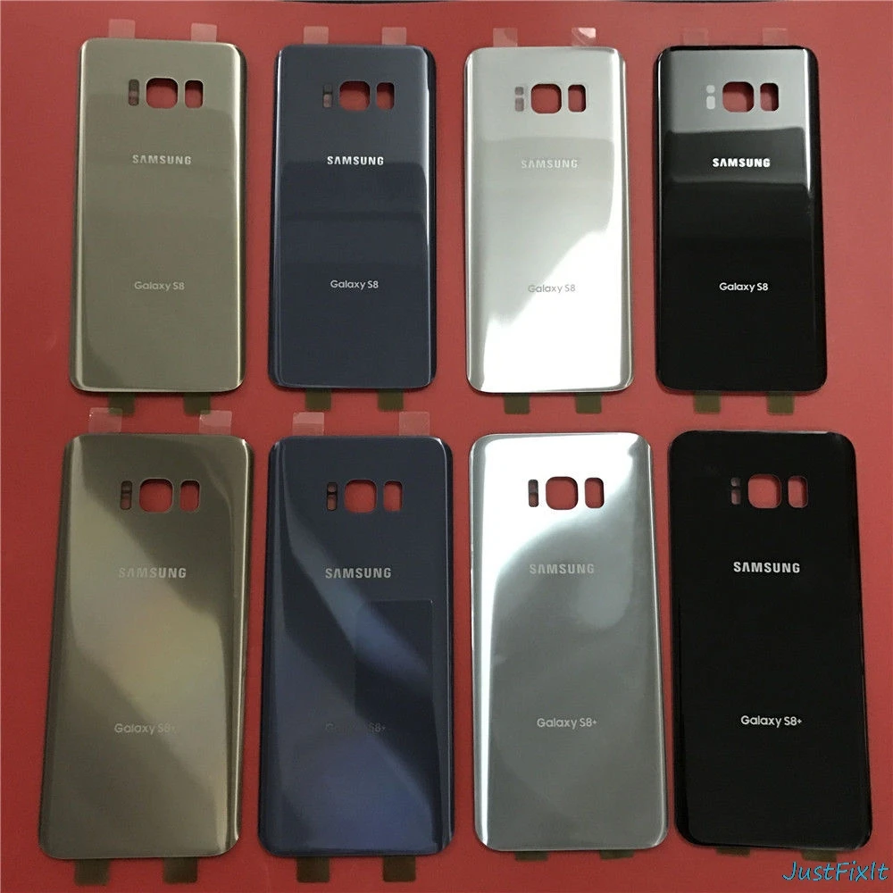 Для SAMSUNG Galaxy S8 plus G955f G955U G950F G950A G950 Задняя крышка батареи дверь задняя стекла Корпус