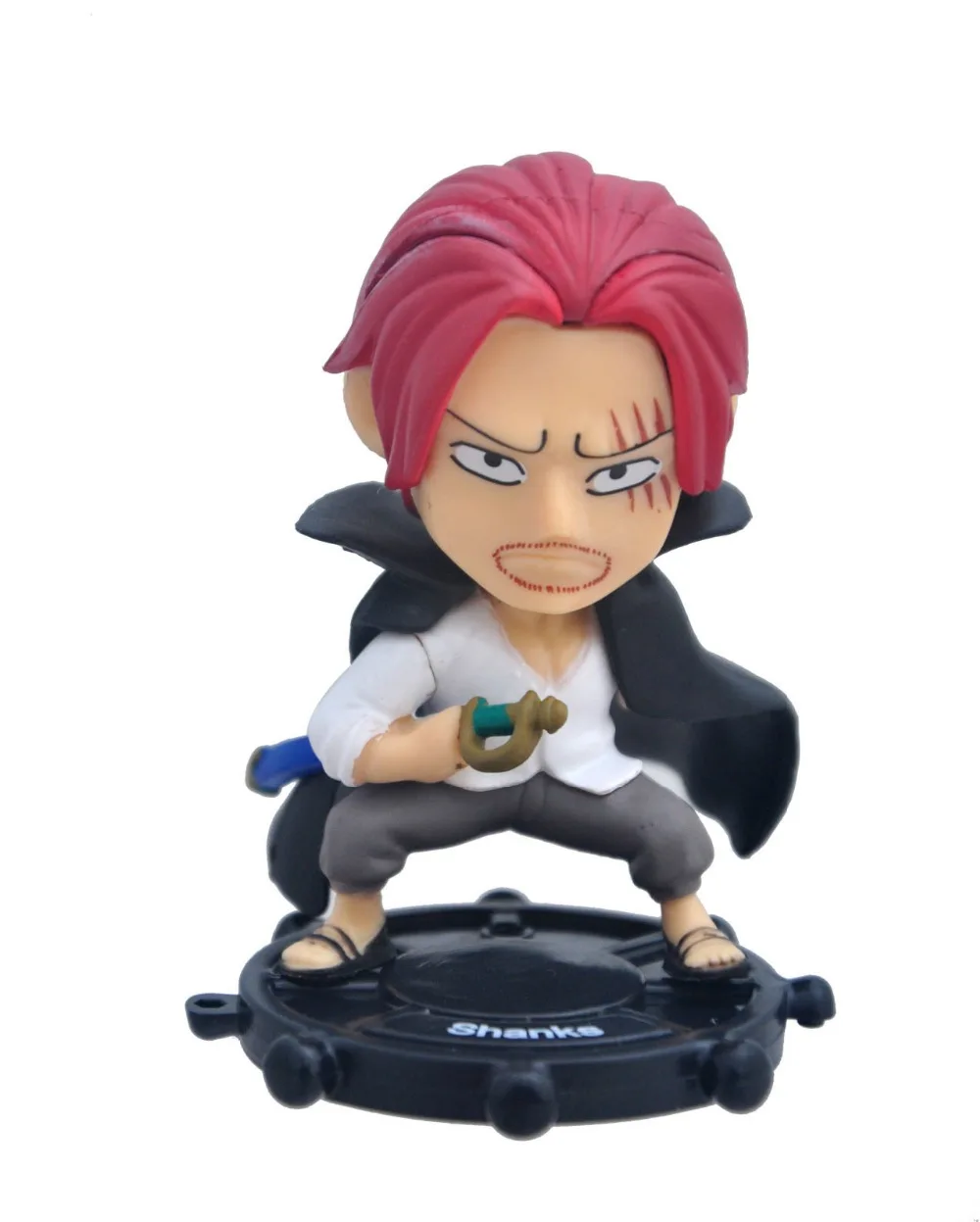 6 шт./лот Аниме One Piece Monkey D Luffy Zoro Law Shanks белая борода ПВХ фигурка Doflamingo фигурки
