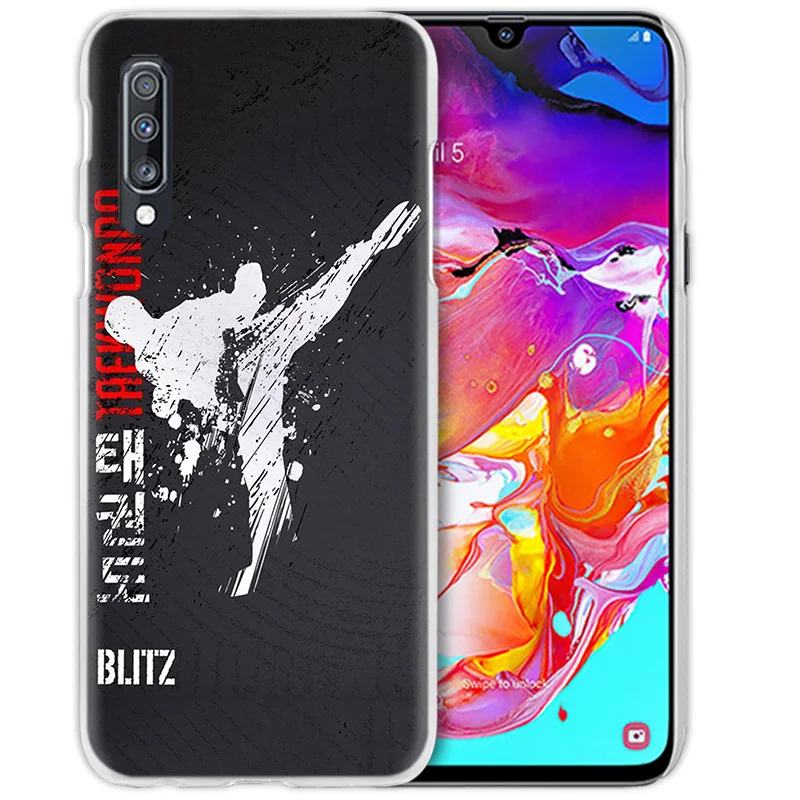 Чехол для Samsung Galaxy A50 A70 A20e A40 A30 A20 A10 A51 A31 A9 A7 2018 Прозрачный жесткий чехол