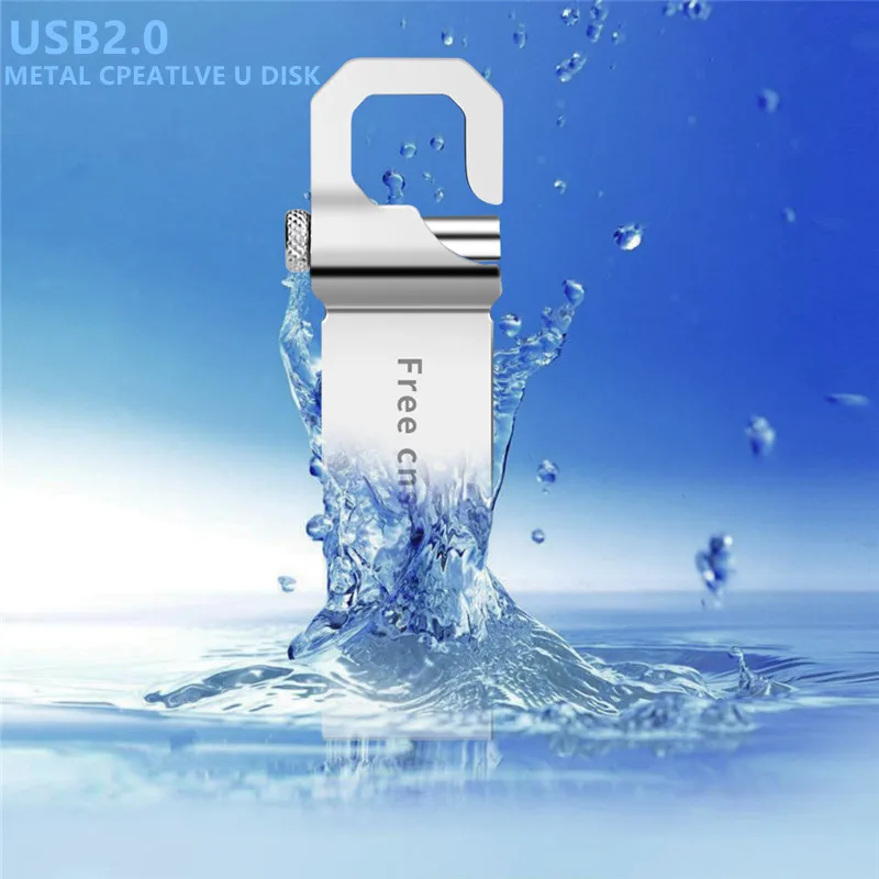 USB флеш накопитель 128 ГБ металлическая флешка высокоскоростная 64 реальная