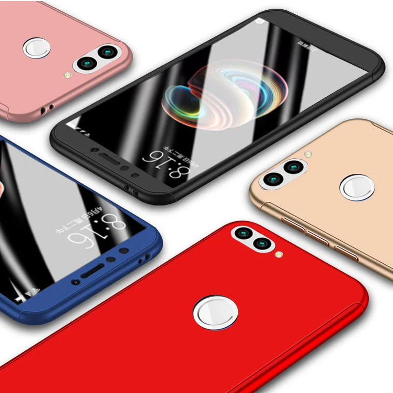 360 Degree Full Protective Case For Xiaomi Mi Max 2 3 Max2 Max3 Cover Hard PC + Free 9H Tempered Glass Screen Protector |