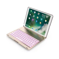 case for ipad air 3 10 5 high quality 7 colors backlit light wireless bluetooth keyboard case cover for ipad pro 10 5 pen