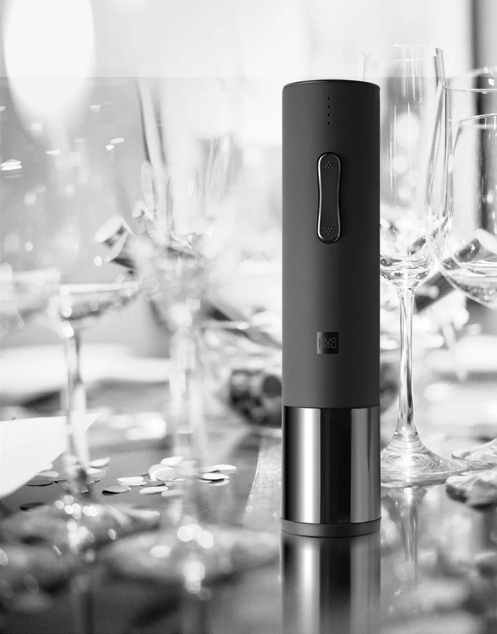 Xiaomi Mijia Huohou автоматическая открывалка для бутылок вина комплект Электрический штопор с фольга резак