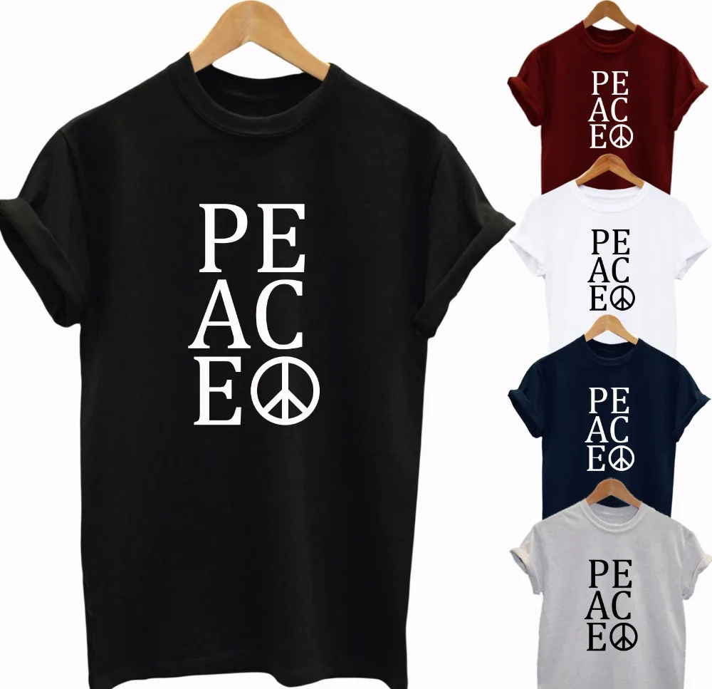 

PEACE Tumblr Hipster Unisex T Shirt Gift More Size and Colors-B047