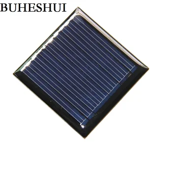 BUHESHUI Mini Solar Cell Module Diy Solar Panel Bolycrystalline 0.25Watt 5V For 3.7V Battery Epoxy 45*45mm 200pcs/lot Wholesale