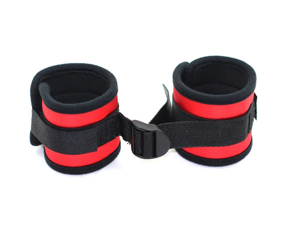 Атласный сексуальный комплект удерживающих устройств супер мягкие наручные