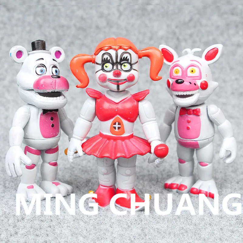 Экшн Фигурка пять ночей у Фредди Коллекционная модель FNAF Foxy Freddy Chica игрушка 6