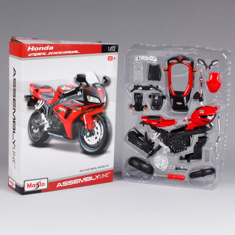 Набор моделей мотоциклов и велосипедов Maisto 1:12 Honda CBR1000RR для самостоятельной