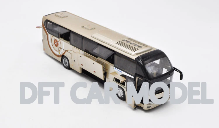 Игрушечный автомобиль из 1:43 сплава ZK6128HQB, модель автобуса, детские игрушечные машинки, оригинальные авторизованные Аутентичные детские игрушки