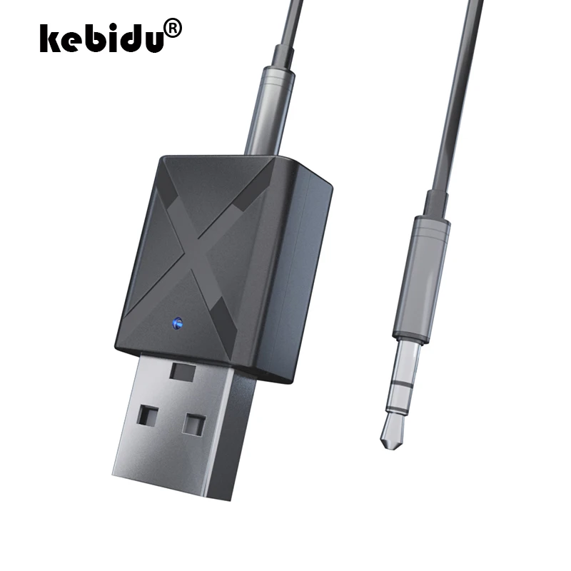 Kebidu USB беспроводной Bluetooth V5.0 приемник передатчики аудио музыка стерео адаптер