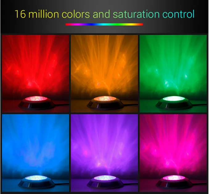 Milight 9 Вт 15 Вт 27 Вт IP68 свет RGB для использования в грунтовых водах+ CCT подводный светильник Настенный 27 Вт RGB+ CCT PAR56 Светодиодный свет бассейна 433 МГц