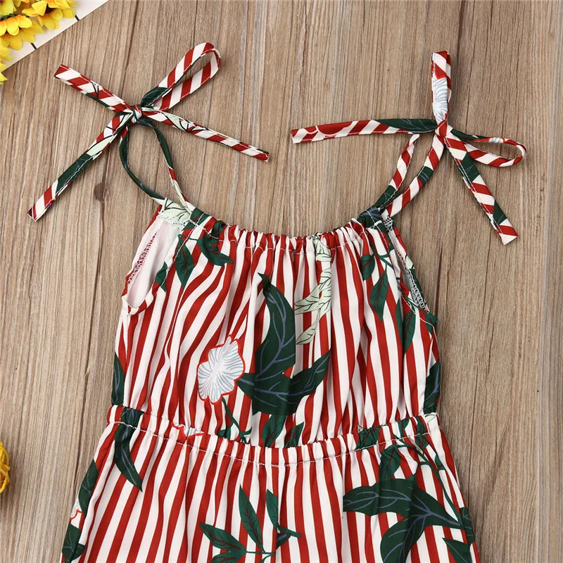 Модный облегающий комбинезон для маленьких девочек летняя хлопковая одежда