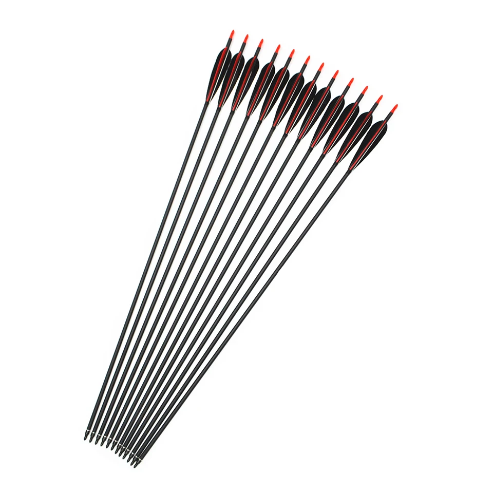 12 шт. стрелы из углеродного волокна с перьями индейки 500 см 33 г|feather stockings|feather cutfeather