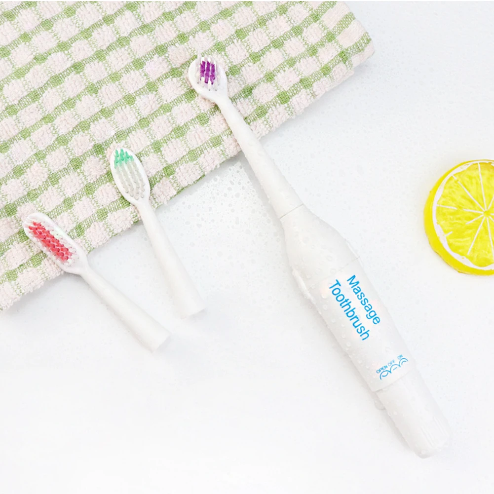 Kids Electric Toothbrush Smart With Led Lights 2 Replacement Brush Heads For 2-5 Years Baby Toddler Children - Random | Красота и