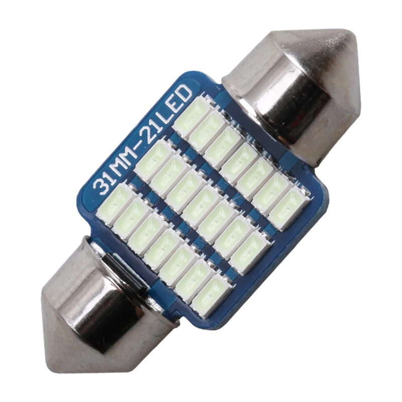 Светодиодная лампа Festoon 31 мм 36 39 41 C5W C10W 3014 SMD Canbus без ошибок для салона автомобиля