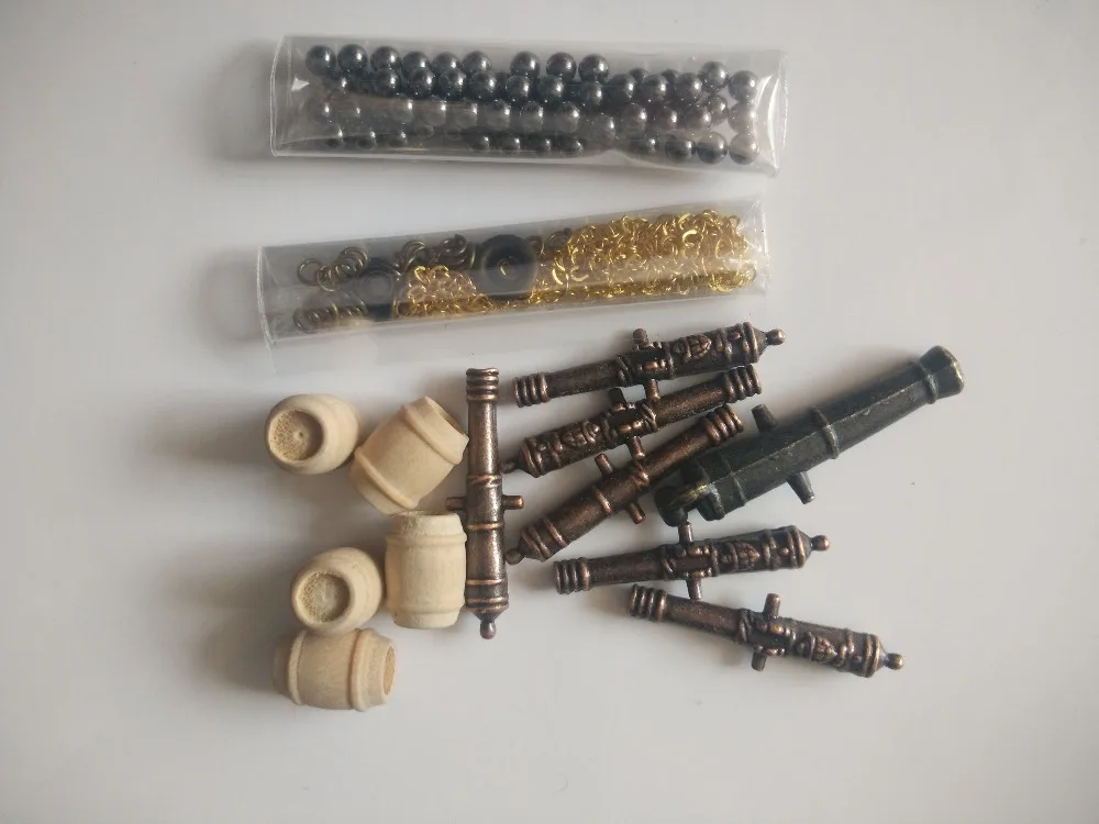Модель корабля в масштабе 1/100 Halcon набор аксессуаров Классическая Пушка + якорь из