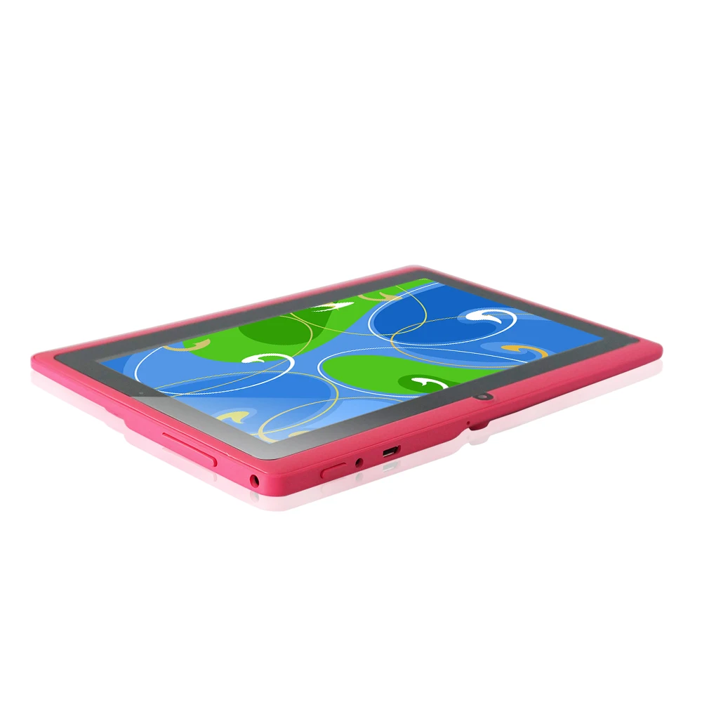 Дешевые Планшеты PC A33 Q88 7 дюймов Кепки Acitive Экран + Android 4.4 4 ядра двойной камера Wi Fi