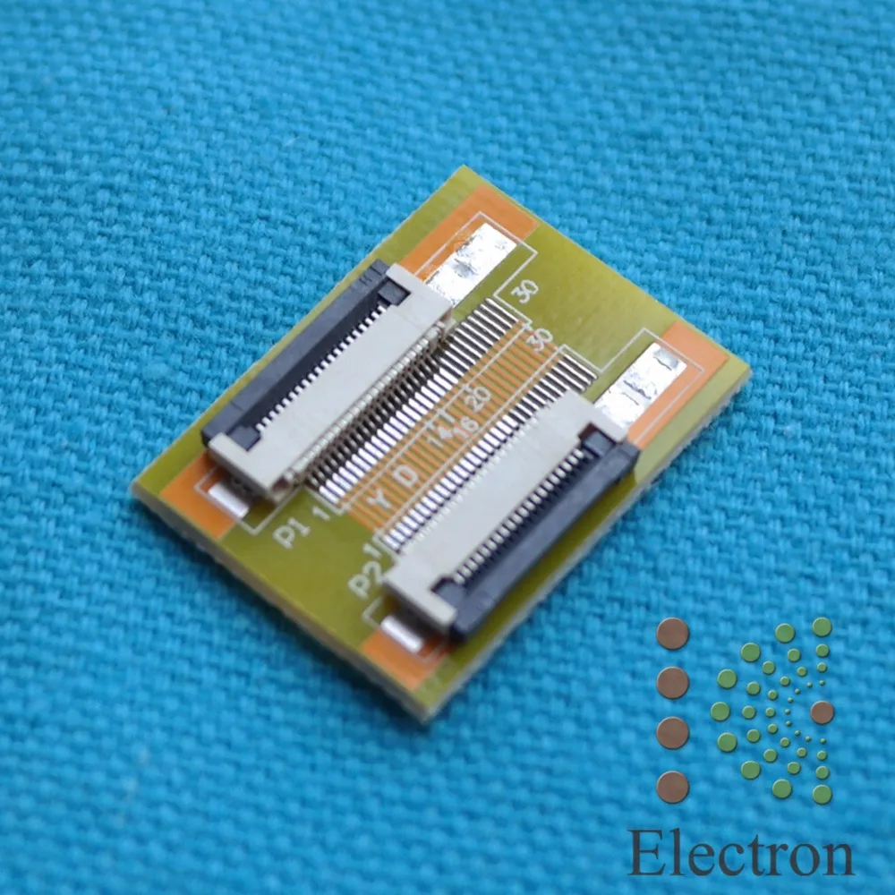 20 Pin до ZIF 0 5 мм FFC кабель удлинитель адаптер 2 шт./лот | Компьютеры и офис