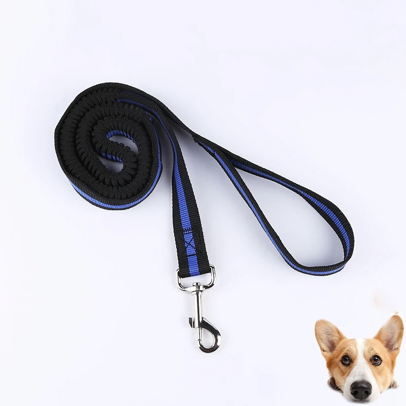 Полезная поводок для собак прочный собачий ошейник прогулок и бега регулируемый
