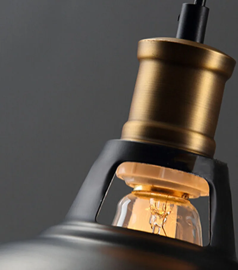 Американская ретро люстра в стиле индастриал оригинальная креативная железная