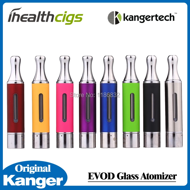 2 шт. оригинальный Kanger EVOD стекло Распылитель rebutigable Dual Coil Tank атомайзер для