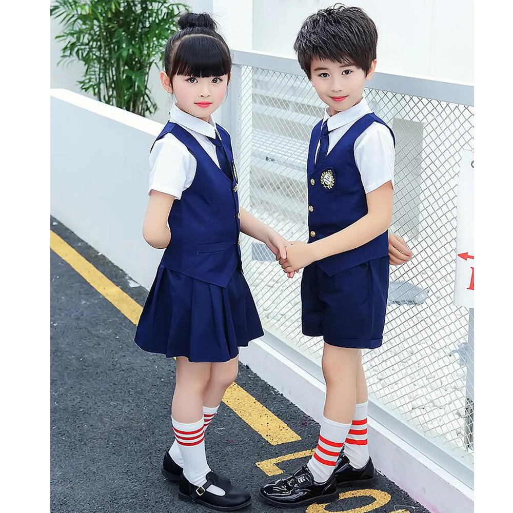 Детская школьная форма в японском и корейском стиле для девочек мальчиков