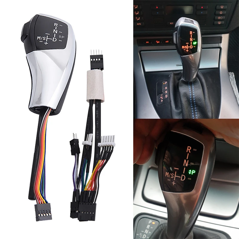 

SPEEDWOW LED Gear Shift Knob Shifter Lever For BMW 1 3 5 6 Series E90 E60 E46 2D 4D E39 E53 E92 E87 E93 E83 X3 E89 Accessories