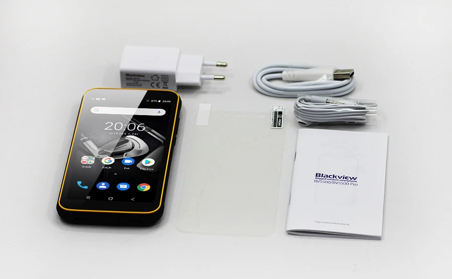 Blackview BV5500 5," IP68 Водонепроницаемый Прочный Открытый Смартфон 2 ГБ+ 16 ГБ Android 8,1 4400 мА/ч, Две сим-карты 18:9 мобильного телефона