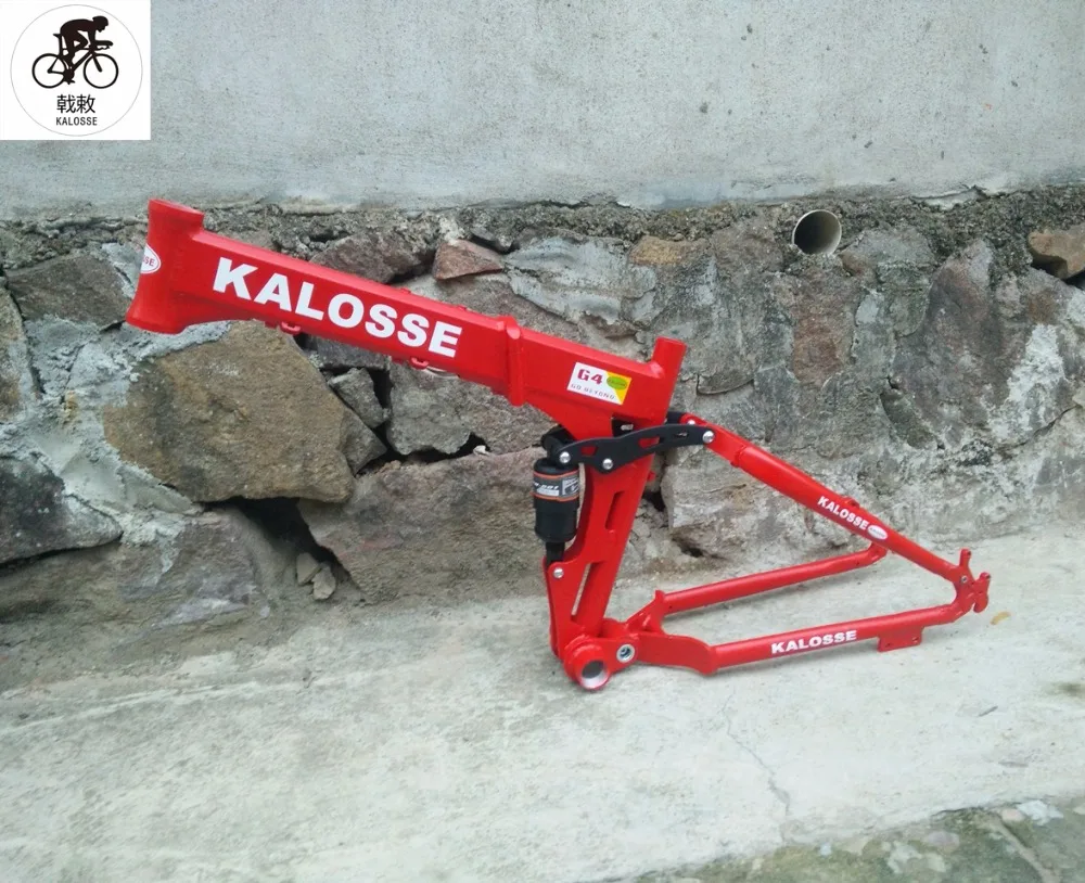 Kaloss полный Подвеска рама для снежного велосипеда BB120mm 26*4 0 дюймов складной жира