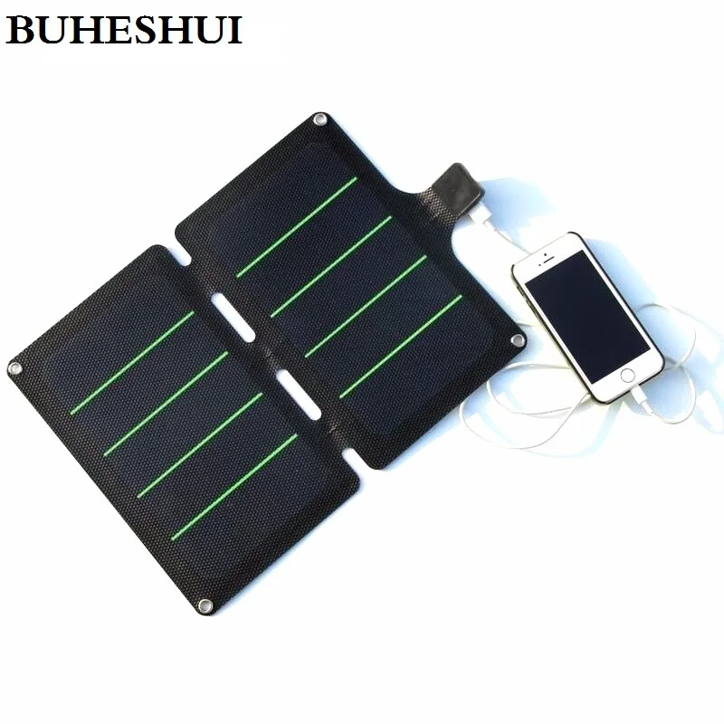 BUHESHUI портативное солнечное зарядное устройство 11 Вт Sunpower Fodable Солнечная